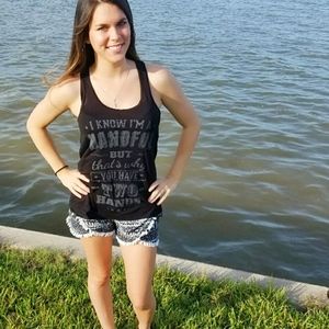 "I know I'm a handful but that's why you hands"